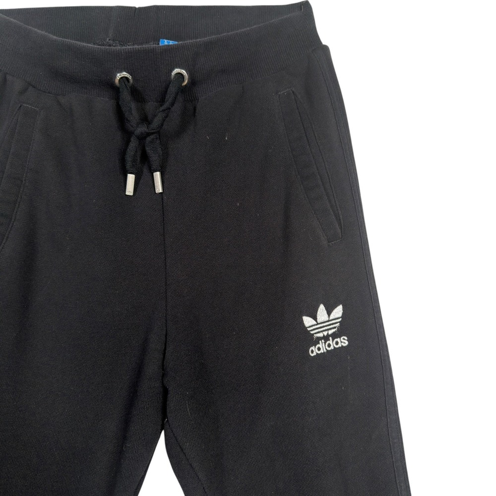 Adidas Originals Womens XS Black Trefoil Jogger Sweatpants AY8127 - Picture 4 of 9